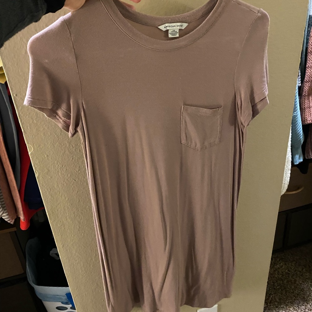 Muave tshirt dress